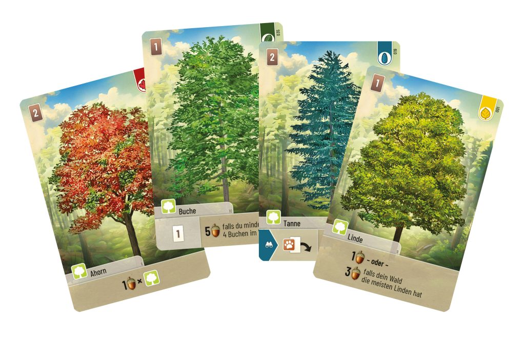 Mischwald Karten